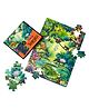 Playqid Rainforest Heart of Earth Glow in the Dark Floor Puzzle - 72 Pieces
