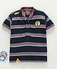 Little Kangaroos Half Sleeves Striped Tee - Navy Blue