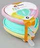 Silicone Ice Moulds Pack of 3 -  Pink Blue Peach