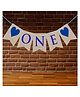 Funcart One Month or Year Celebration Banner - Blue