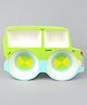 Jeep Shaped Fibre Section Plate - Green