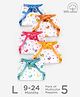 Babyhug Muslin Cloth Nappy Set of 5 Large - Multicolor Printed