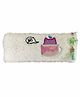 Spiky Soft Fur Pencil Pouch  White
