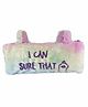 Spiky Soft Fur Pencil Pouch Embroidered - Pink
