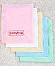 Babyhug Plastic Sheet Small Size Pack of 5 - Multicolor