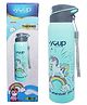 Youp Stainless Steel Sea green Color Unicorn Kids Insulated Double Wall  Sipper Bottle Gypsy - 550 ml