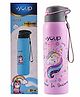 Youp Stainless Steel Pink Color Unicorn Kids Insulated Double Wall  Sipper Bottle Gypsy - 550 ml