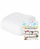 Mom's Home Muslin Towel & Wash Cloths Set Pack of 6 - White