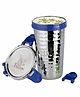 Falcon Stainless Steel Tumblers with Clamp Blue - 300 ml