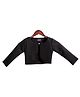 KIDSDEW Full Sleeves Solid Shrug - Black