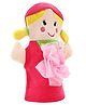 Babyhug Doll Shape Bath Glove With Attached Loofah - Pink