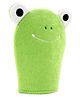Babyhug Froggy Design Bath Glove - Green