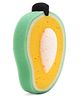 Babyhug Fruit Shaped Bath Sponge - Green Yellow