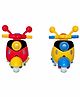 Toyshine Push and Go Toy Scooters Pack of 2 - Multicolour 