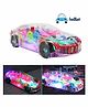 FunBlast 3D Car Toy with Light and Sound - Multicolor