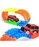 Fiddlerz DIY Glow in the Dark Racetrack Making Set of 120 Pieces - Multicolor