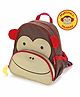 Skip Hop Monkey Design Backpack Blue Brown - 12 Inches