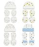 Mom's Home Cap, Mitten & Booties Set of 4 - Multicolor-  Diameter 18 cm