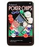 Toyshine 100 Poker Chips Set with Dealer Buttons - Multicolor