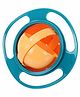 Safe-O-Kid 360 Degree Rotation Spill Proof Food Bowl - Orange and Green