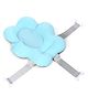 Bath Cushion with Safety Harness - Blue