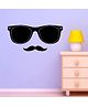 Chipakk Wall Decal Chalkboard Mouthstache Medium - Black