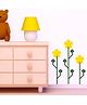Chipakk Row of Flowers Wall Decal Yellow - Medium