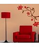 Chipakk Flowering Branch 3 Wall Decal  Red - Medium