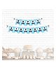 Untumble Happy Birthday Banner Blue - Length 152 cm