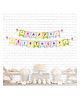 Untumble Fairy Theme Happy Birthday Banner Multicolour - Length 152 cm
