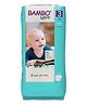 Bambo Nature Medium Size Tape Diapers with Wetness Indicator - 52 Pieces