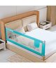 LuvLap Comfy Baby Bed Rail Guard for Toddler Safety, 180cm x 72cm, Foldable & Portable, Adjustable Height, Single Bed Side Rail (Green)
