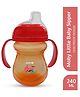 LuvLap Mobby Little Spout Sipper, BPA Free, 240 ml, 6m+ (Orange)