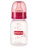 Babyhug Narrow Neck Feeding Bottle Pink - 125 ml