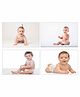 WENS HD Digital Baby Posters Pack of 4 - White