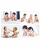 WENS HD Digital Baby Posters Pack of 4 - Multicolour