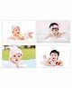 WENS HD Digital Baby Posters Pack of 4 - Multicolour