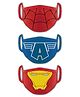 Babyhug 4 to 8 Years Washable & Reusable Knit Face Mask Superheroes - Pack of 3