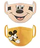Babyhug 2 to 4 Years Washable & Reusable Knit Face Mask Mickey Mouse - Pack of 2