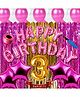 Shopperskart Third Birthday Balloon Kit Pink - Pack of 73