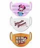 Babyhug 4 to 6 Years Washable & Reusable Knit Face Mask Minnie Mouse - Pack of 3