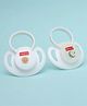 Babyhug Silicone Pacifier Pack of 2 - White