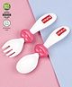 Babyhug Spoon & Fork Set - Pink