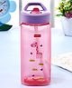 Babyhug Toddler Sipper with Square Spout & Lion Print - 300 ml, Pink | BPA Free | Easy Grip |Leak-Resistant | Travel Friendly | Ideal for Newborns & Toddlers