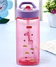 Babyhug Toddler Sipper with Square Spout & Lion Print - 300 ml, Pink | BPA Free | Easy Grip |Leak-Resistant | Travel Friendly | Ideal for Newborns & Toddlers