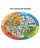 Toykraft Months and Seasons Jigsaw Puzzle Set Multicolor - 108 Pieces