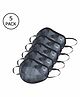 Wildcraft Small Reusable Outdoor W95+ Supermasks Black Blue - Pack of 5
