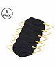 Torq Reusable Medium Size Mask Black - Pack of 5
