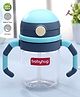 Babyhug Twin Handle Tritan Straw Sipper Blue - 380 ml