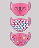 Babyhug 12 to 24 Months Printed Two Layer Mask with Filter - Pack of 3